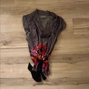 Classiques Entier Satin Gray Blouse